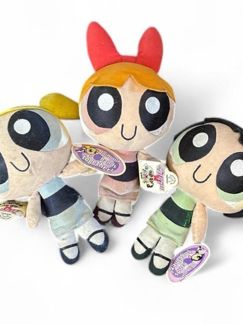Cartoon Network Powerpuff Girls Plush Trio - Pink, Blue & Green